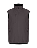 Clique Classic Softshell Vest — Dark Grey