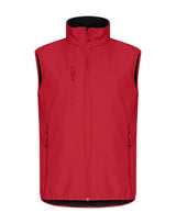 Clique Classic Softshell Vest — Red
