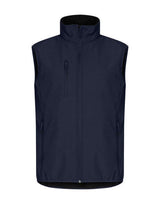 Clique Classic Softshell Vest — Dark Navy