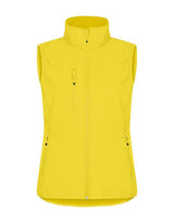 Clique Ladies Classic Softshell Vest — Lemon