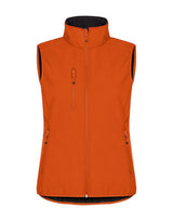 Clique Ladies Classic Softshell Vest — Blood Orange