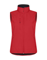 Clique Ladies Classic Softshell Vest — Red