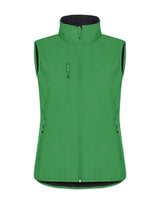 Clique Ladies Classic Softshell Vest — Apple Green