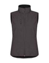 Clique Ladies Classic Softshell Vest — Dark Grey