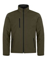 Clique Padded Softshell — Fog Green