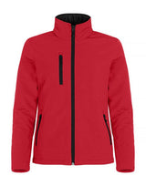 Clique Ladies Padded Softshell — Red