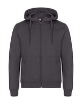 Clique Miami Full Zip Hoody — Metal Grey