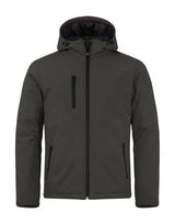 Clique Padded Hoody Softshell — Dark Grey