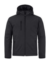 Clique Padded Hoody Softshell — Black
