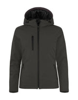 Clique Ladies Padded Softshell Hoody — Dark Grey