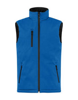 Clique Padded Softshell Vest — Royal Blue
