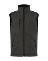 Clique Padded Softshell Vest — Dark Grey