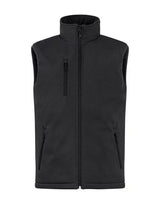 Clique Padded Softshell Vest — Black