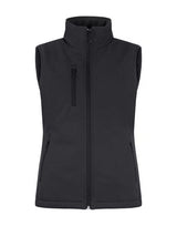 Clique Ladies Padded Softshell Vest — Black