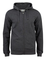 Clique Premium OC Full Zip Hoody — Anthracite Melange
