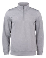 Clique Basic Active Half Zip — Grey Melange