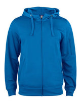 Clique Basic Active Full Zip Hoody — Royal Blue
