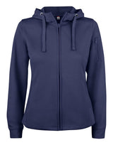 Clique Ladies Basic Active FZ Hoody — Dark Navy