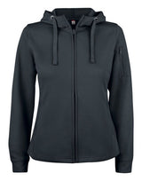 Clique Ladies Basic Active FZ Hoody — Black
