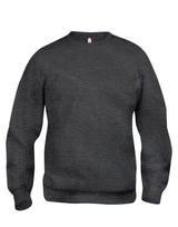 Clique Basic Roundneck — Anthracite Melange
