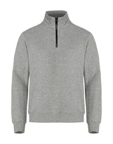 Clique Classic Half Zip — Grey Melange