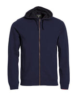 Clique Classic Full Zip Hoody — Dark Navy