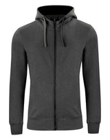 Clique Classic Full Zip Hoody — Anthracite Melange