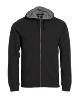 Clique Classic Full Zip Hoody — Black