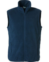 Clique Basic Polar Fleece Vest — Dark Navy