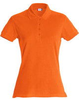 Clique Ladies Basic Polo — Blood Orange