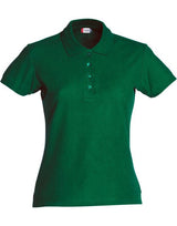 Clique Ladies Basic Polo — Bottle Green