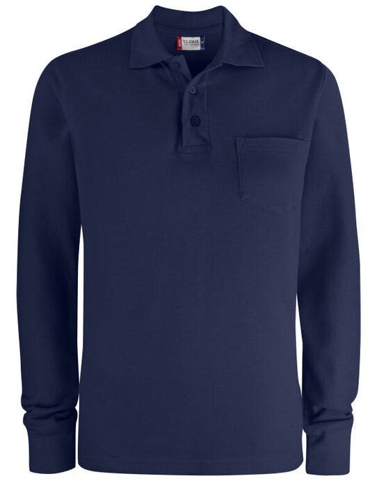 Clique Basic Pocket Polo L/S