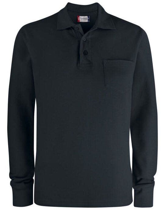 Clique Basic Pocket Polo L/S