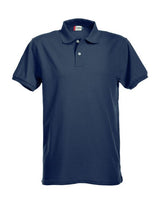 Clique Stretch Premium Polo — Dark Navy
