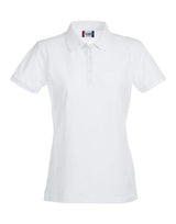 Clique Ladies Stretch Premium Polo — White