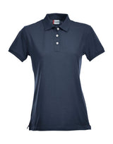 Clique Ladies Stretch Premium Polo — Dark Navy
