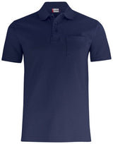 Clique Basic Polo With Pocket — Dark Navy
