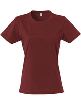 Clique Ladies Basic T — Burgundy