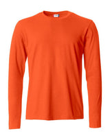 Clique Basic Long Sleeve T — Blood Orange