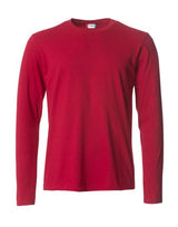 Clique Basic Long Sleeve T — Red