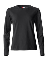 Clique Ladies L/S Basic-T — Black
