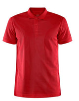 Craft Men's Core Unify Polo Shirt — Bright Red