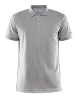 Craft Men's Core Unify Polo Shirt — Grey Melange