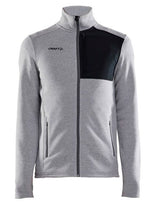 Craft Men's ADV Explore Heavy Fleece Jkt — Grey Melange/ Black