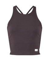 Craft Collective Cropped Singlet — Dark Plum