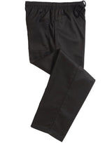 Dennys Unisex Elasticated Black Trouser — Black