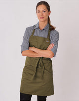 Denny's Le Chef Prep Utility Apron — Olive