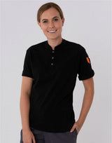 Denny's Le Chef Pique Chef Shirt — Black