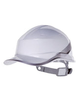 Delta Plus Hi-Vis Baseball Safety Helmet — White