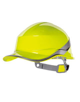 Delta Plus Hi-Vis Baseball Safety Helmet — Yellow